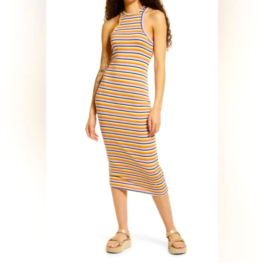 Billabong Stripped Dress - Medium (10)